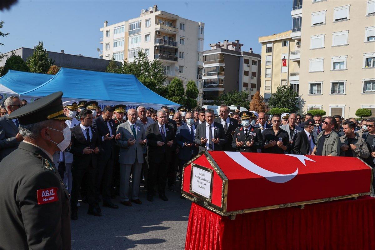İzmir'de Şehit Astsubay Batuhan Şimşek'e veda
