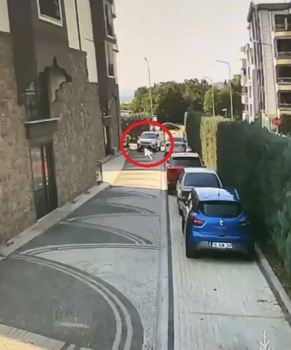 Bursa'da köpeği ezdi, yoluna devam etti