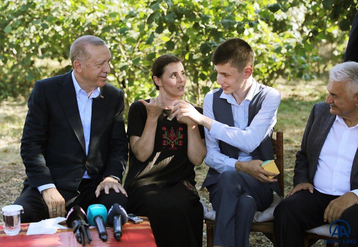 Cumhurbaşkanı Erdoğan'ın Ordulularla güldüren diyaloğu