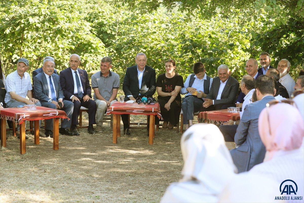 Cumhurbaşkanı Erdoğan'ın Ordulularla güldüren diyaloğu