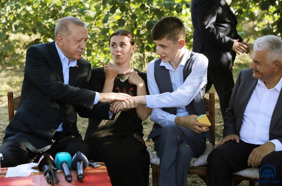 Cumhurbaşkanı Erdoğan'ın Ordulularla güldüren diyaloğu