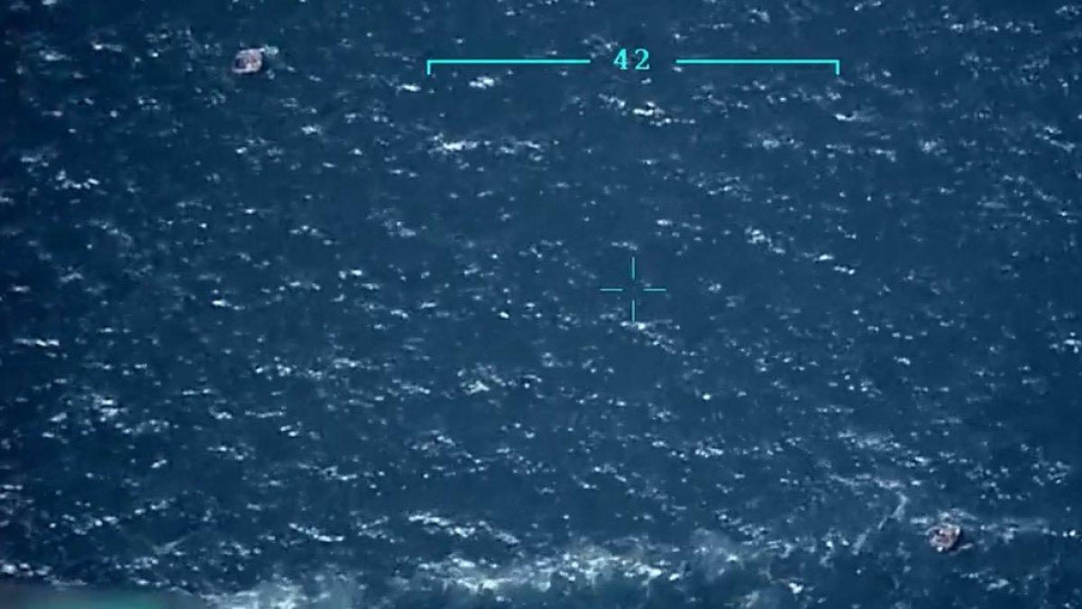 Yunanistan'ın Ege Denizi'nde geri ittiği göçmenler kurtarıldı