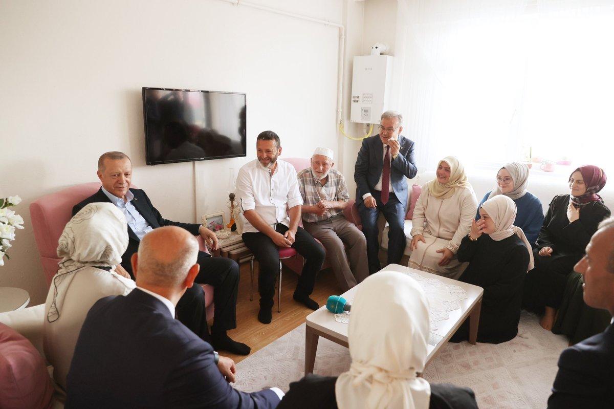 Cumhurbaşkanı Erdoğan’ı evinde ağırlayan aile: Onur duyduk