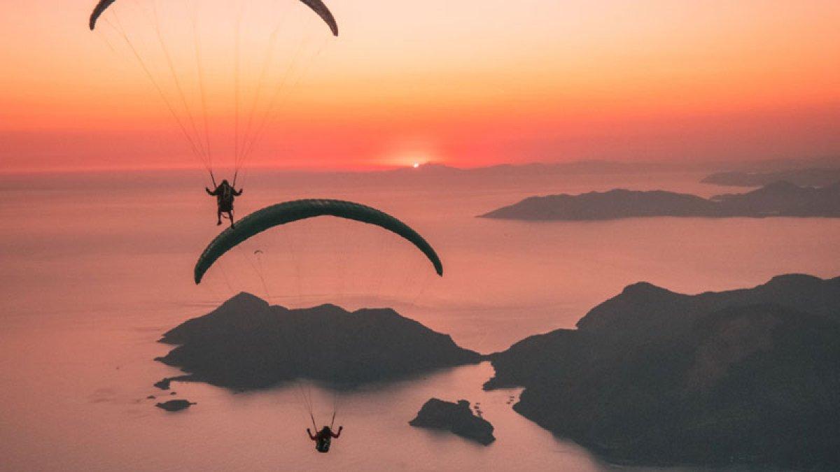 Fethiye’den havalandı, 6,5 saatte Konyaaltı sahiline indi