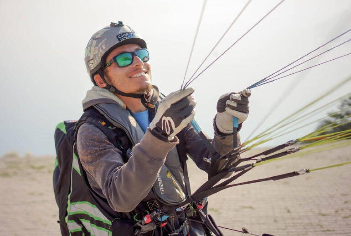 Fethiye’den havalandı, 6,5 saatte Konyaaltı sahiline indi