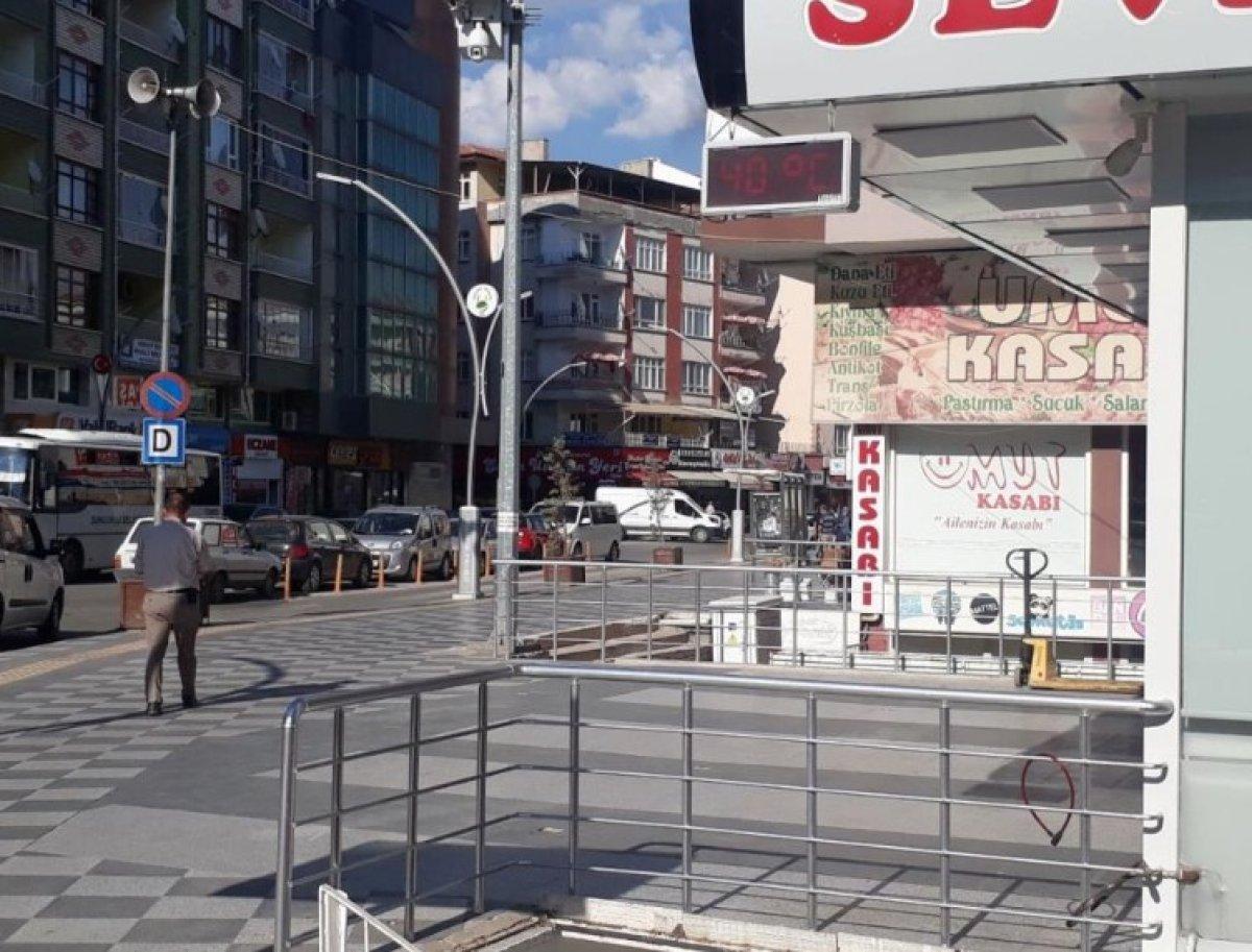 Çorum'da sıcaklık 40 dereceye yükseldi