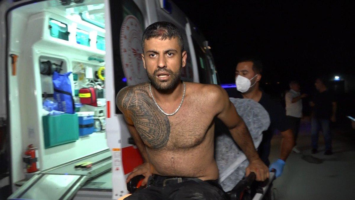 Bursa’da yaralı halde bulunan genç, güçlükle sakinleştirildi