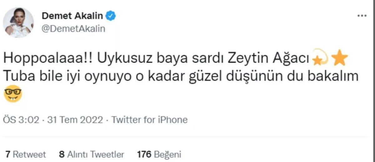 Demet Akalın'ın Tuba Büyüküstün paylaşımı olay oldu