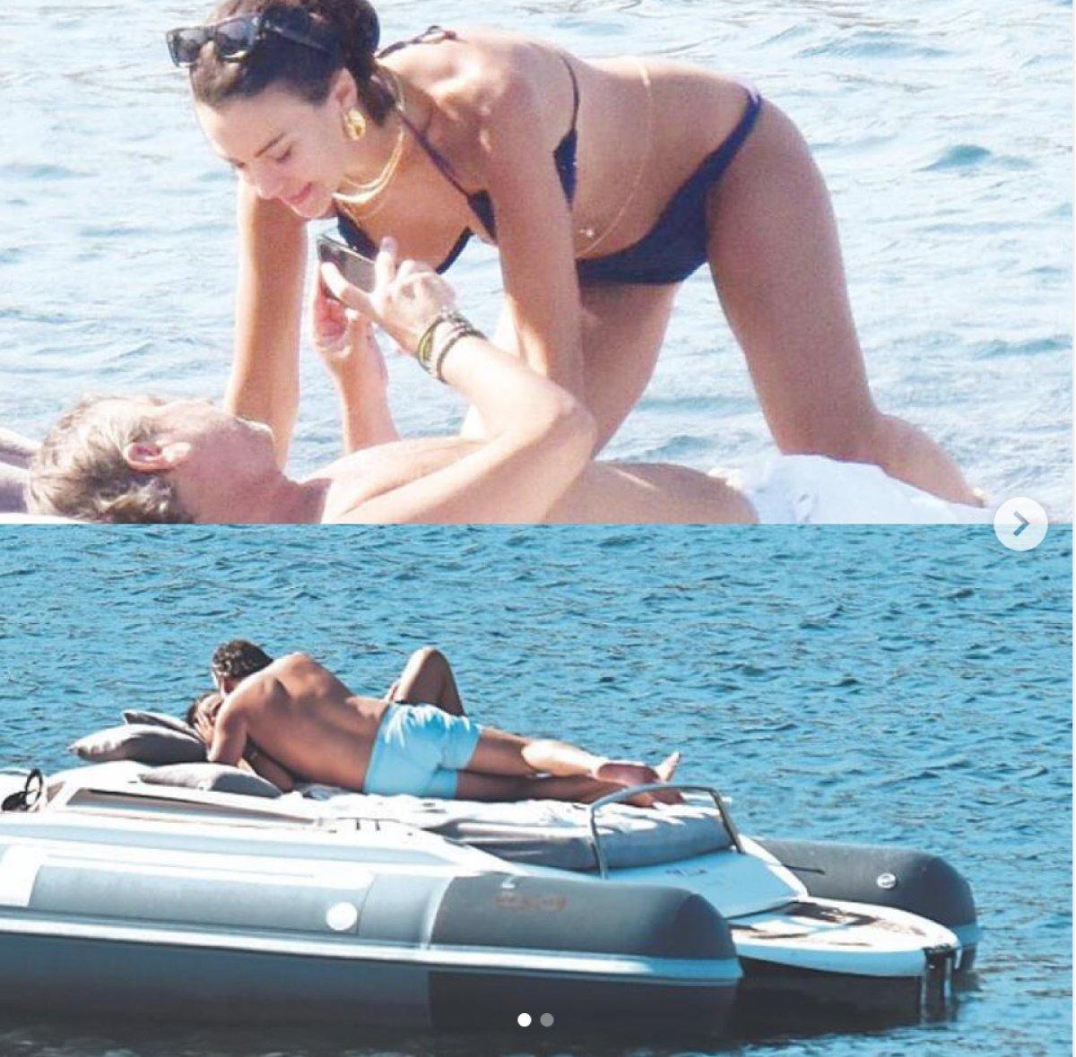 Tuvana Türkay ile İzzet Antebi Bodrum'da aşka geldi