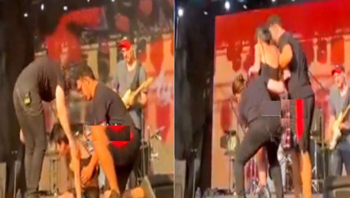 Aydilge sahnede bayıldı