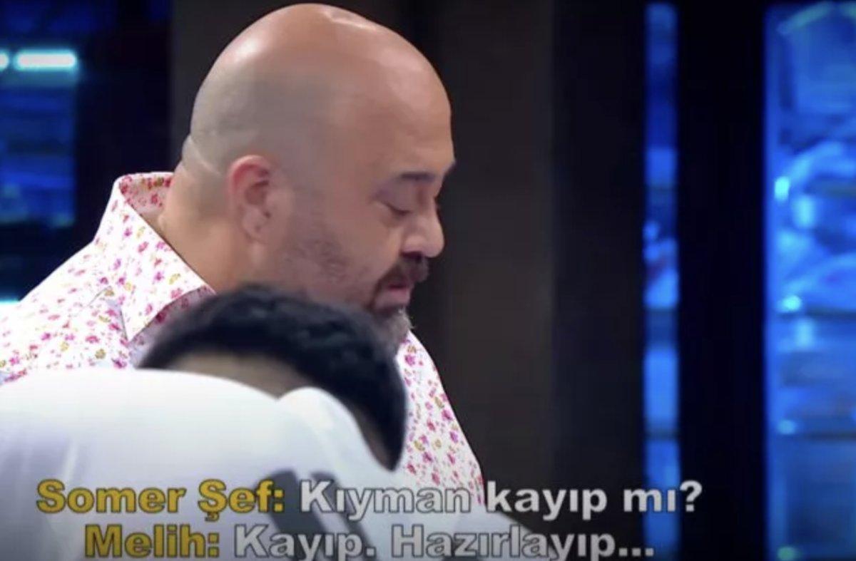 MasterChef'te gizlice arkadaşının kıymasını aldı