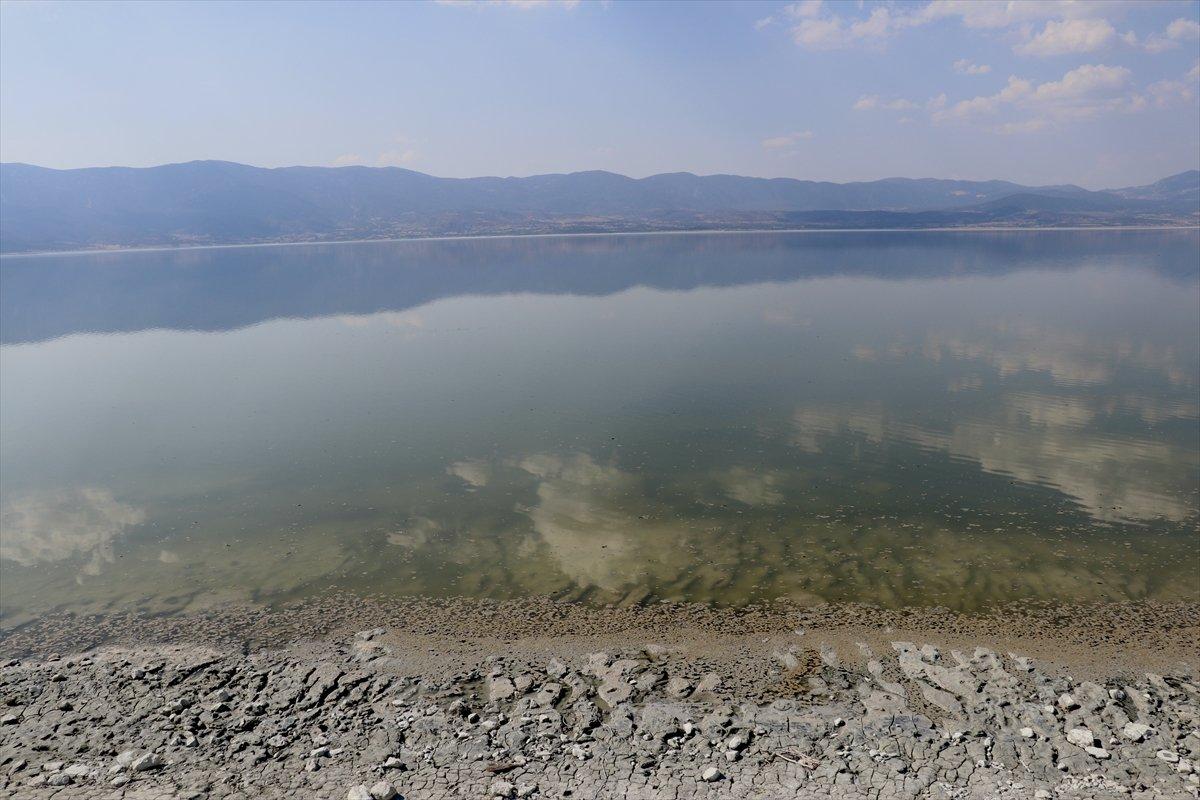 Burdur Gölü'nde alg patlaması