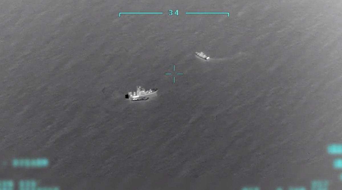 Yunan askeri yakaladığı göçmenleri bota bindirip Türk tarafına itti