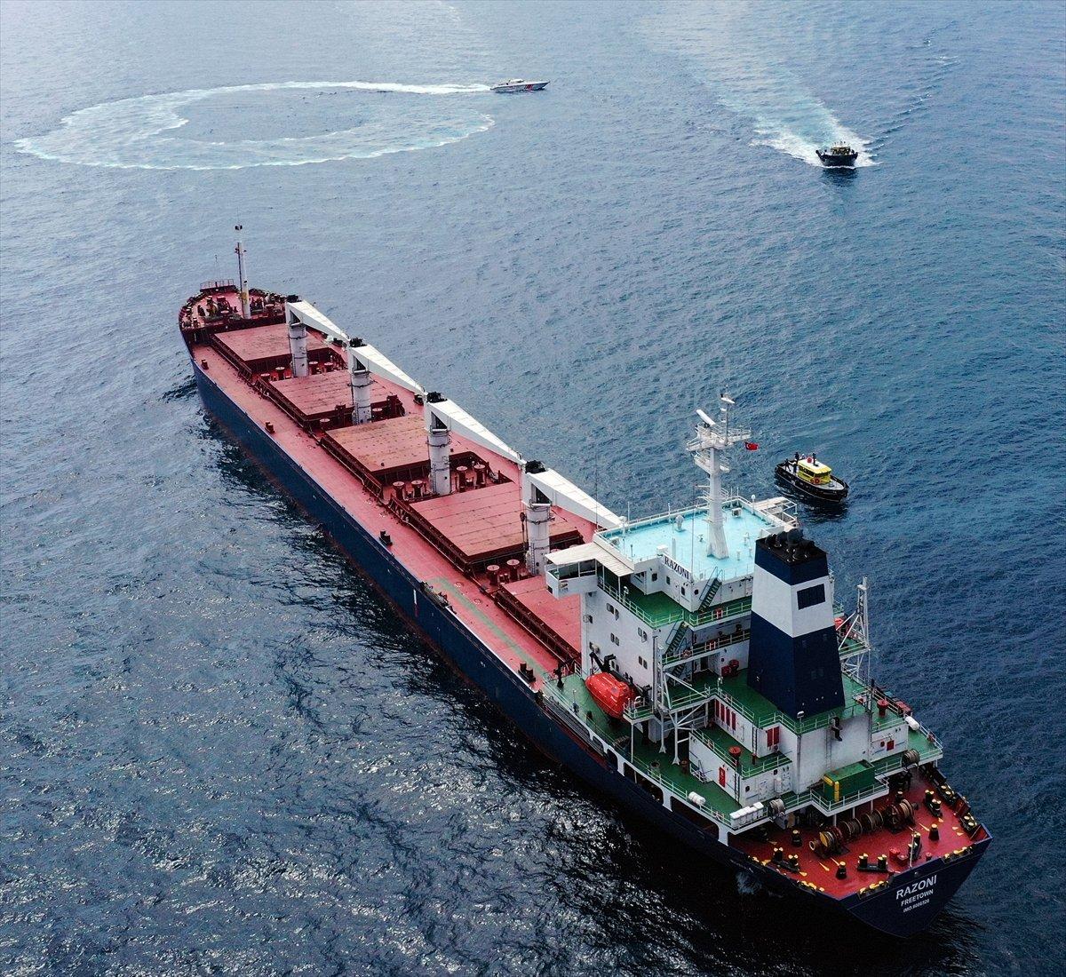 MSB: Tahıl yüklü gemisindeki denetleme faaliyetleri tamamladı