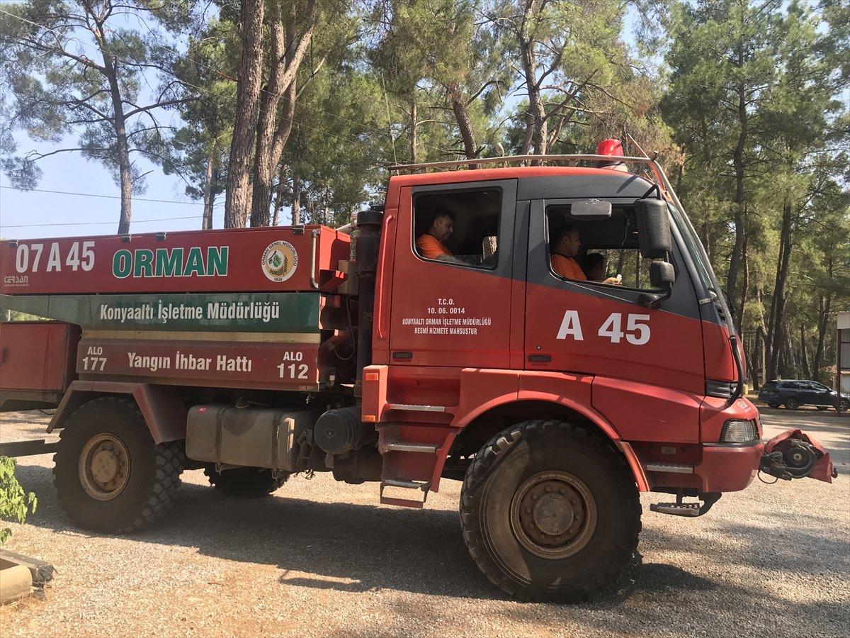 Antalya orman teşkilatı yangınlara karşı teyakkuzda