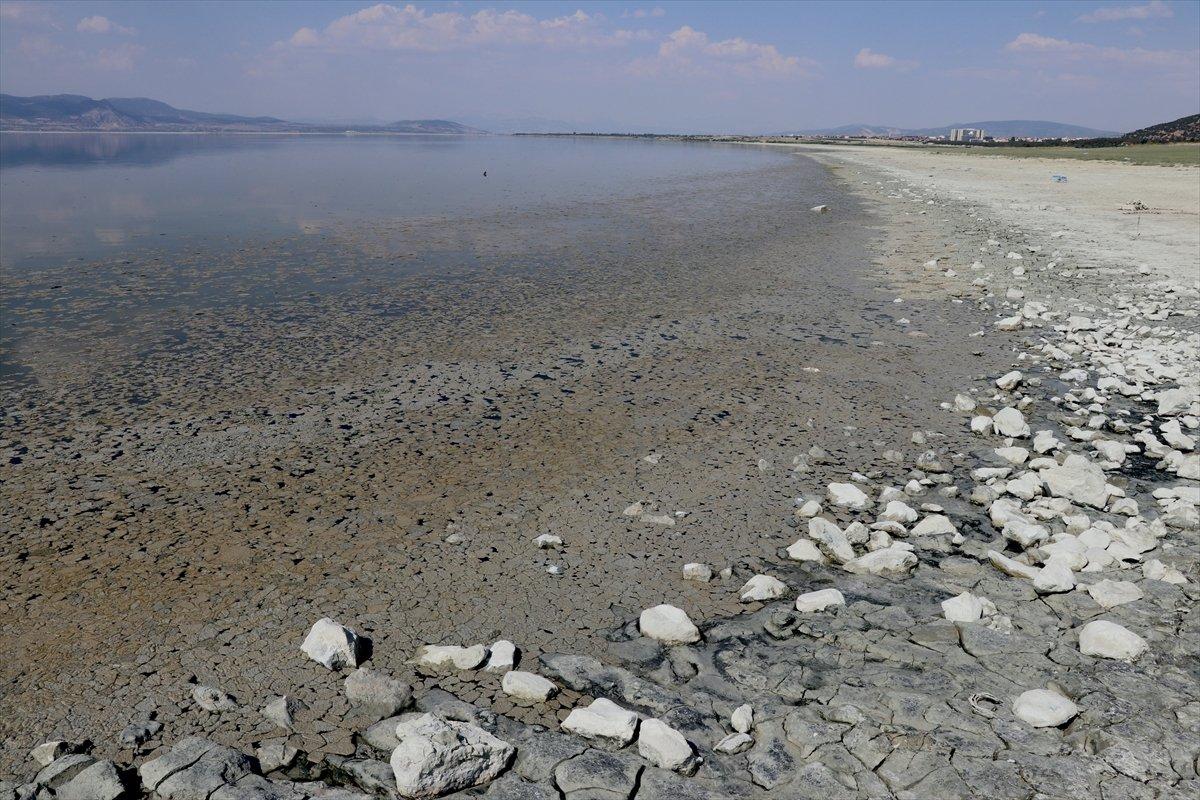 Burdur Gölü'nde alg patlaması
