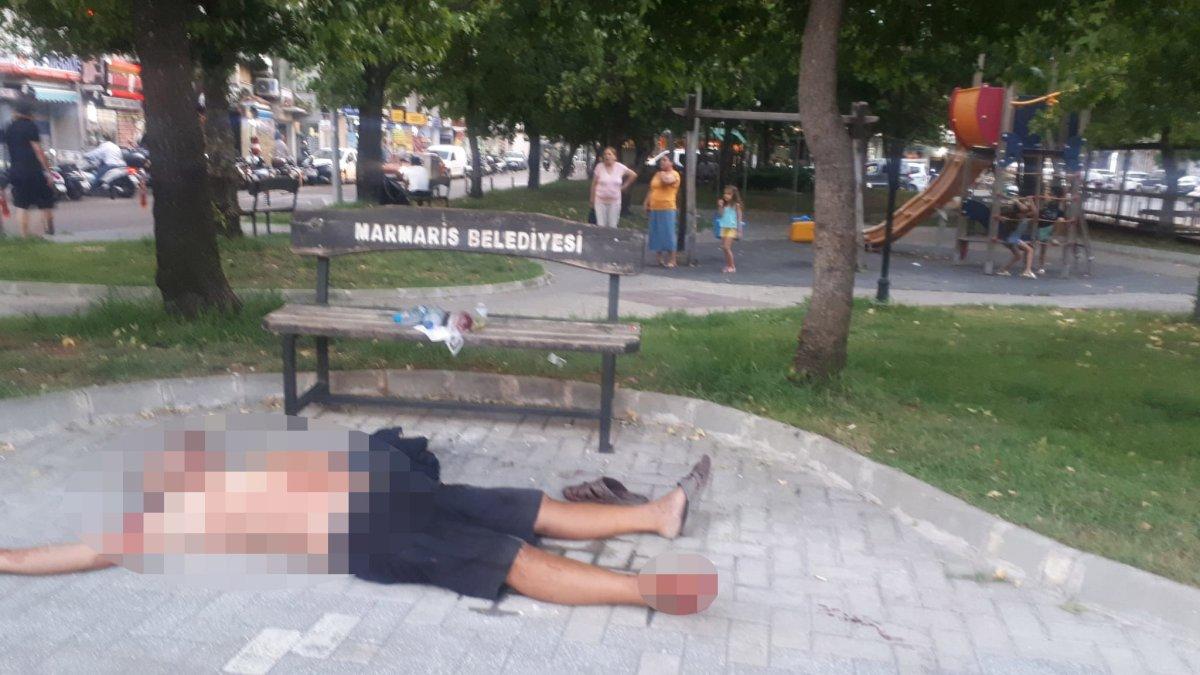 Muğla'da çocuk parkında cinayet işlendi