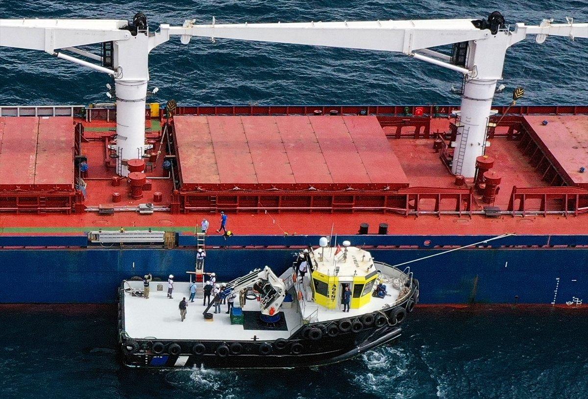 MSB: Tahıl yüklü gemisindeki denetleme faaliyetleri tamamladı