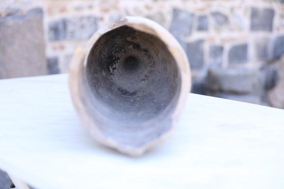 Diyarbakır’da bulunan 1700 yıllık amfora, müzeye teslim edildi
