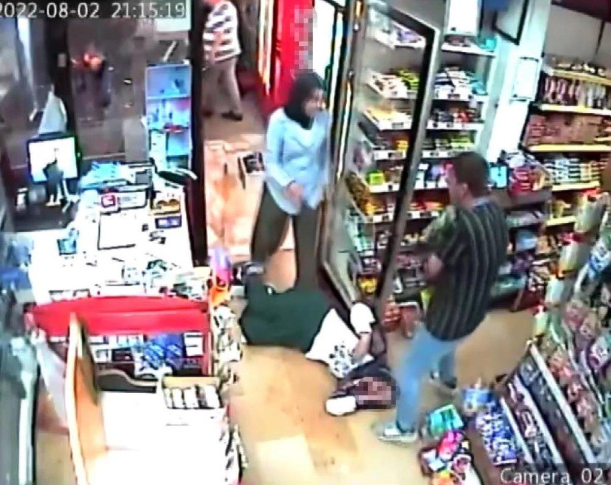 Ümraniye’de 50 kişilik grup satır ve sopalarla markete saldırdı