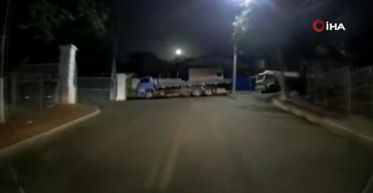 Atmosfere giren göktaşı Brezilya’da geceyi gündüze çevirdi