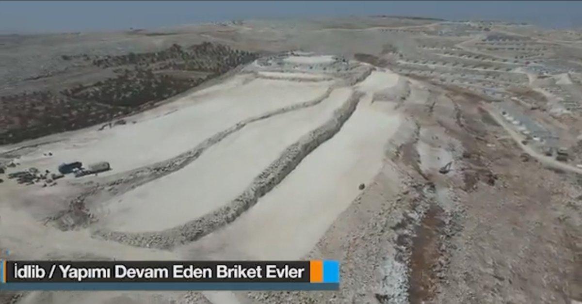 İdlib'de, 62 bin 145 briket evin yapımı tamamlandı