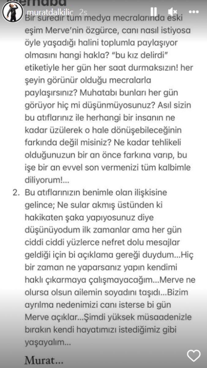 Merve Boluğur, Murat Dalkılıç sorusuna sinirlendi