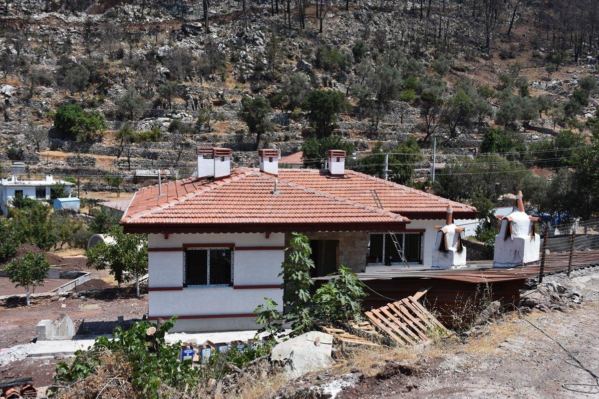 Marmarisli yangınzedeler yeni evlerine kavuşuyor