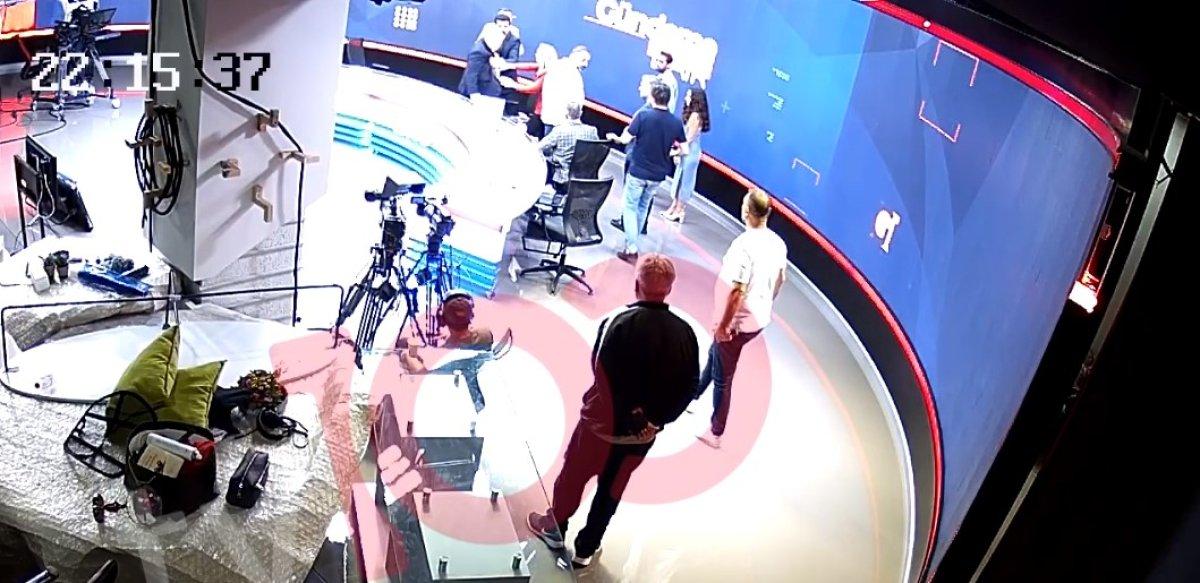 Cemal Enginyurt ve korumasının Latif Şimşek'e saldırı anı