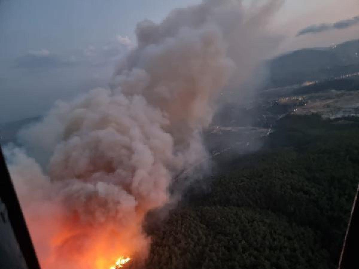 Soma’daki yangın 12 saatte kontrol altında