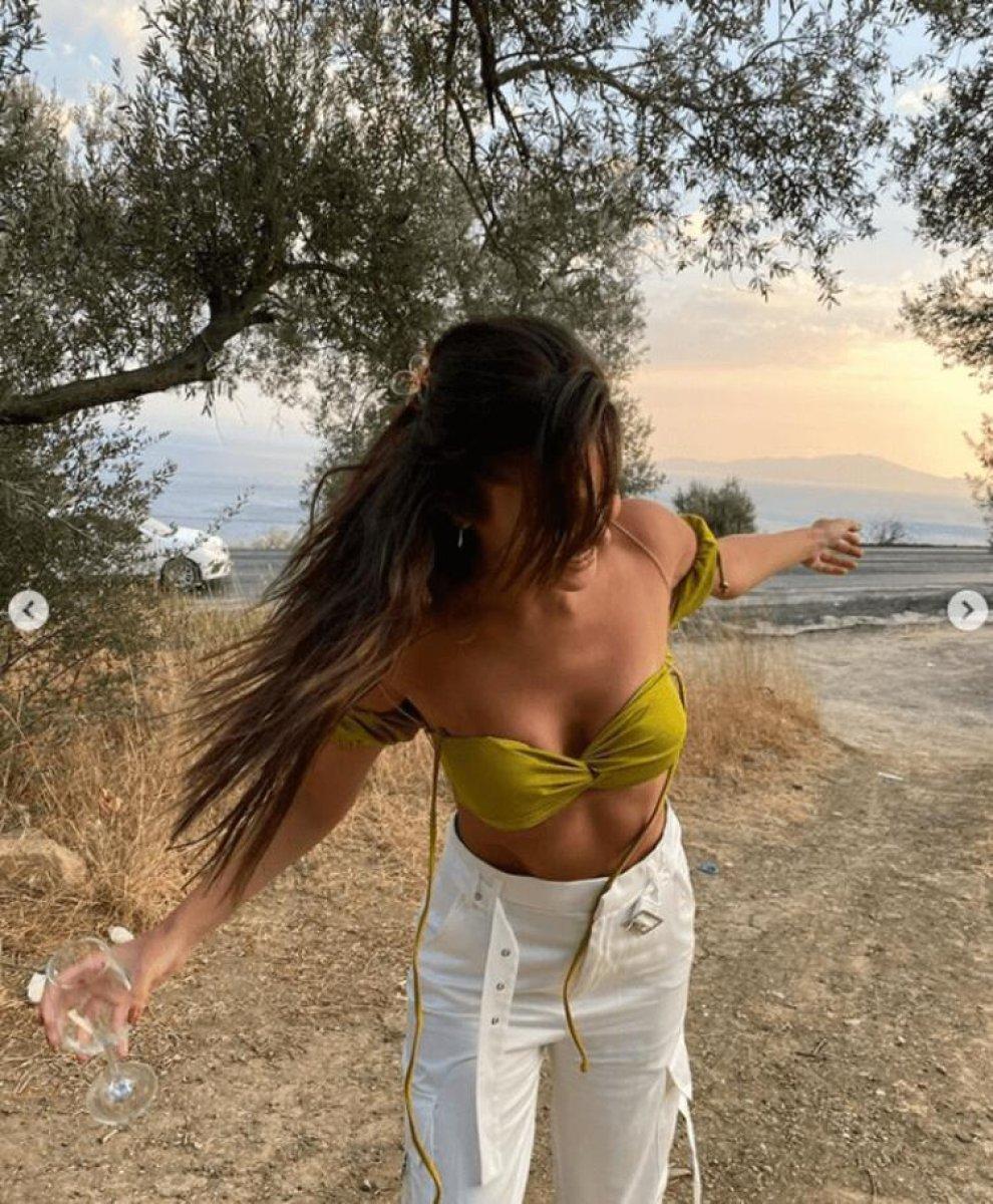 Hande Erçel, piknikte