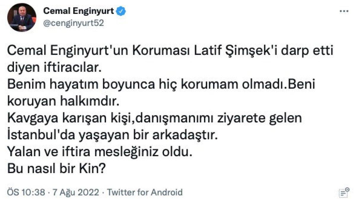 Cemal Enginyurt: Hayatım boyunca korumam olmadı