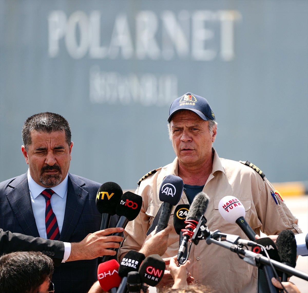 Türkiye'ye gelen geminin kaptanı Alibeyler: Tüylerim diken diken oldu