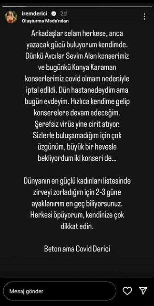 İrem Derici: Beton ama Covid Derici