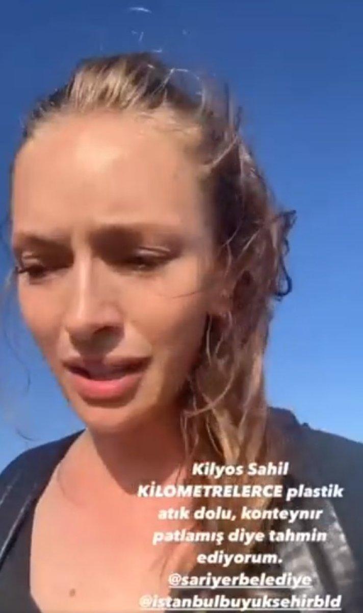 Yasemin Kay Allen'den plastik atık tepkisi