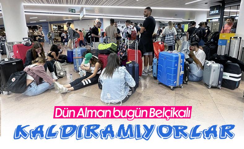 Lufthansa yer personeli grevde: Brüksel Havalimanı'nda yoğunluk oluştu