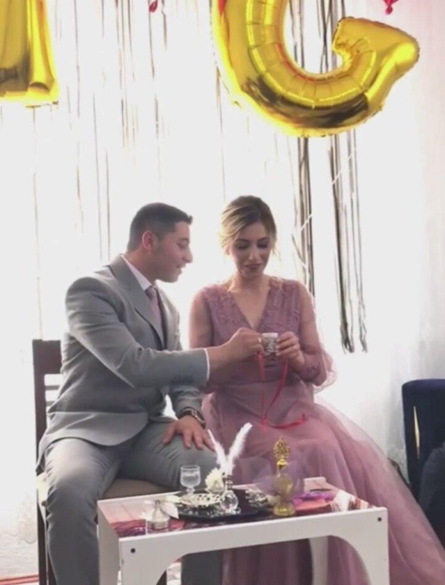 Kız isteme töreninde damattan ters köşe