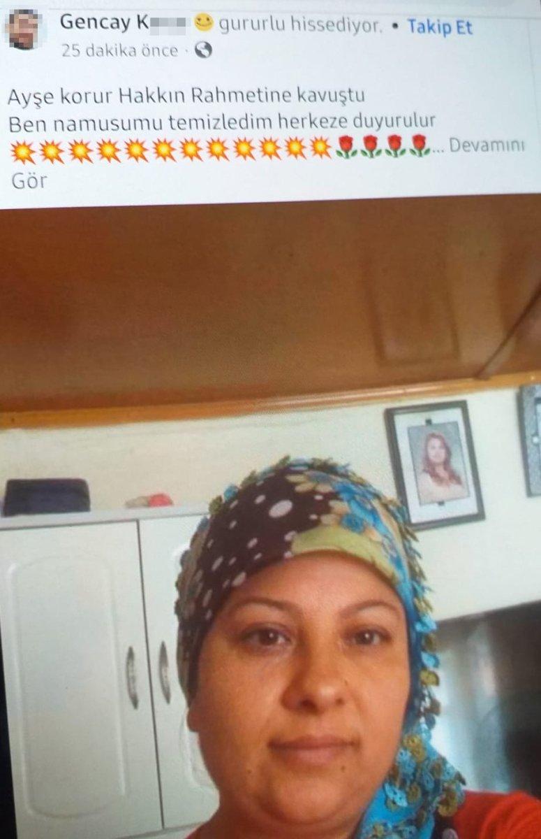 Çanakkale'de eşini katledip, sosyal medyadan paylaştı