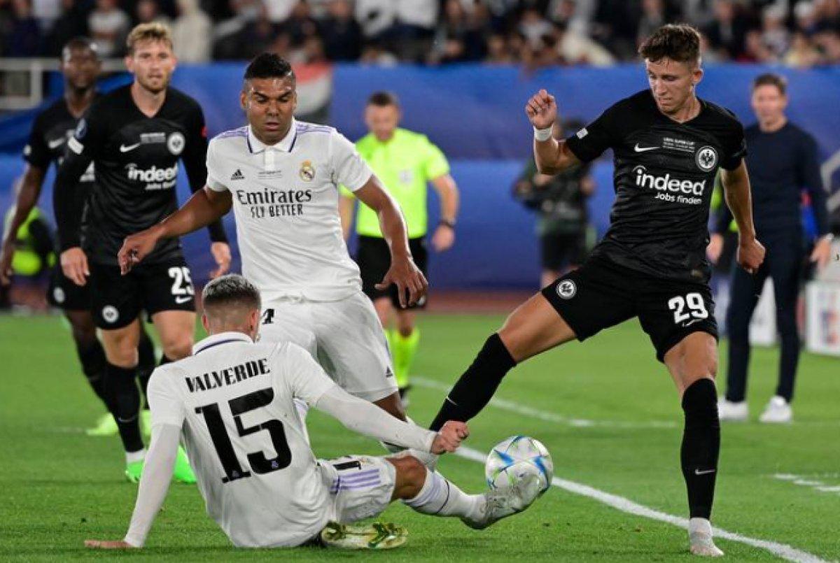 Real Madrid, UEFA Süper Kupası'nı kazandı