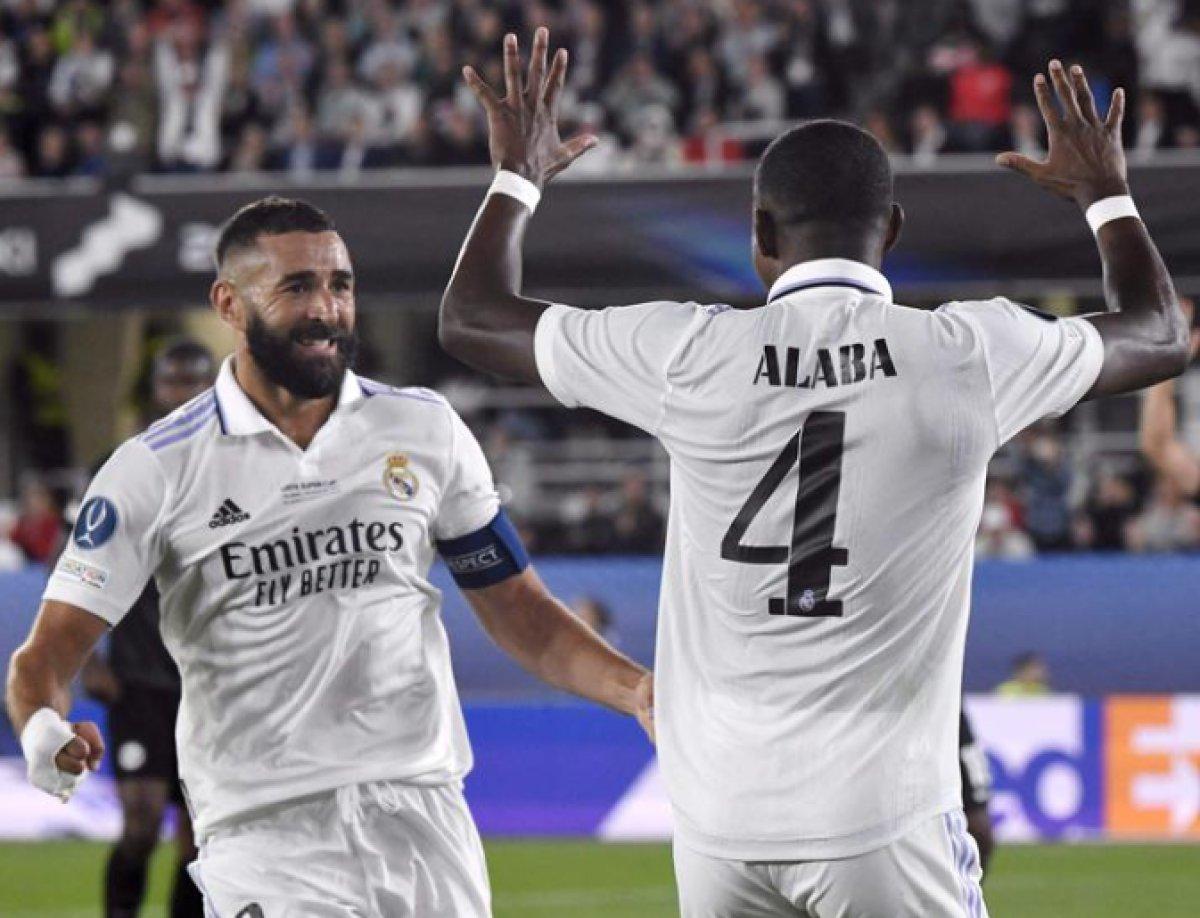 Real Madrid, UEFA Süper Kupası'nı kazandı