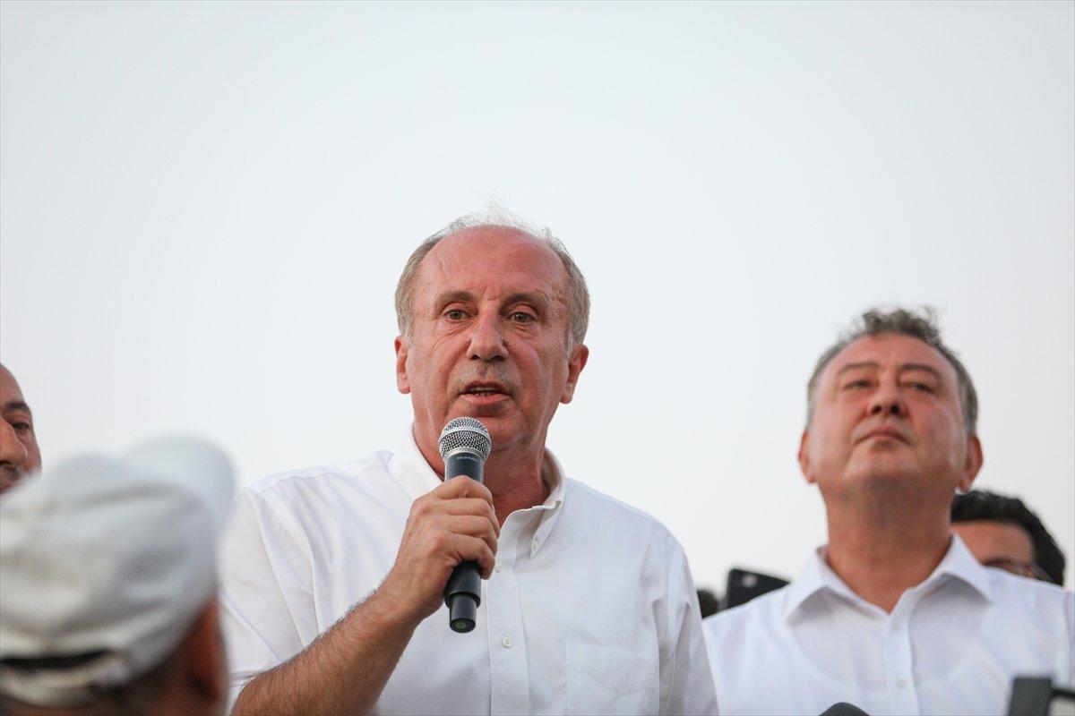 Muharrem İnce: Altılı masadan biri 'Ben Erdoğan'ı yenerim' diyemiyor