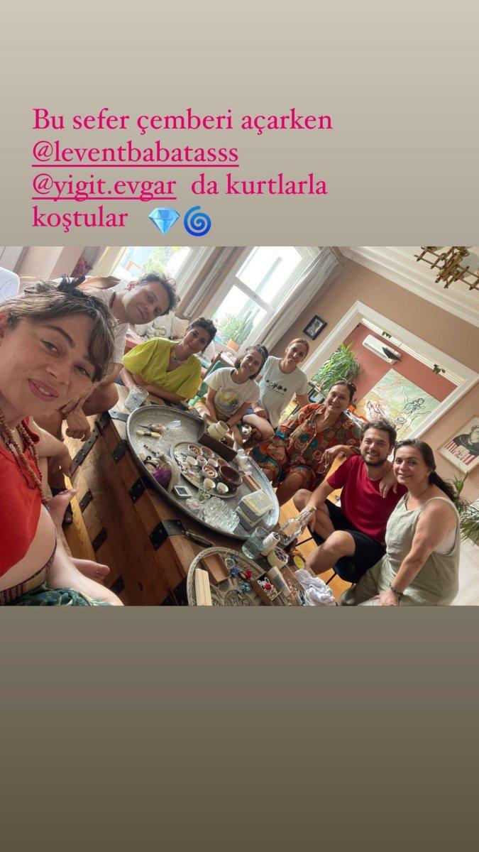 Demet Evgar, doğurmadan son bir ritüel daha yaptı