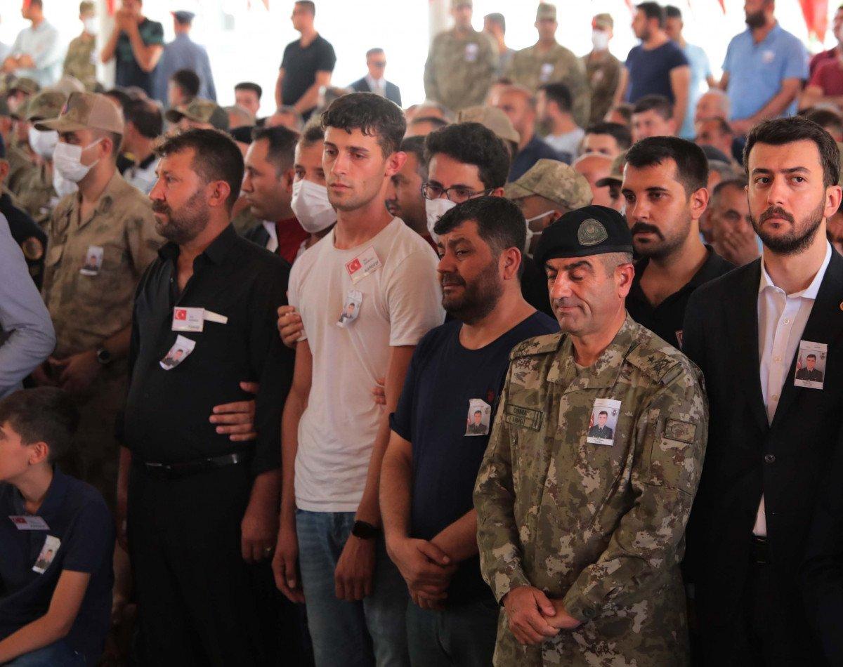 Şehit uzman çavuş Mahsun Şimşek’e veda