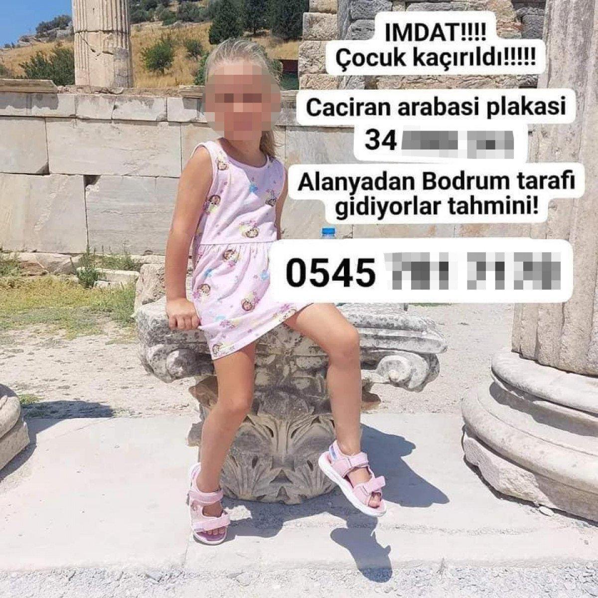 Alanya’da ‘kızım kaçırıldı’ diyen annenin oyunu bozuldu