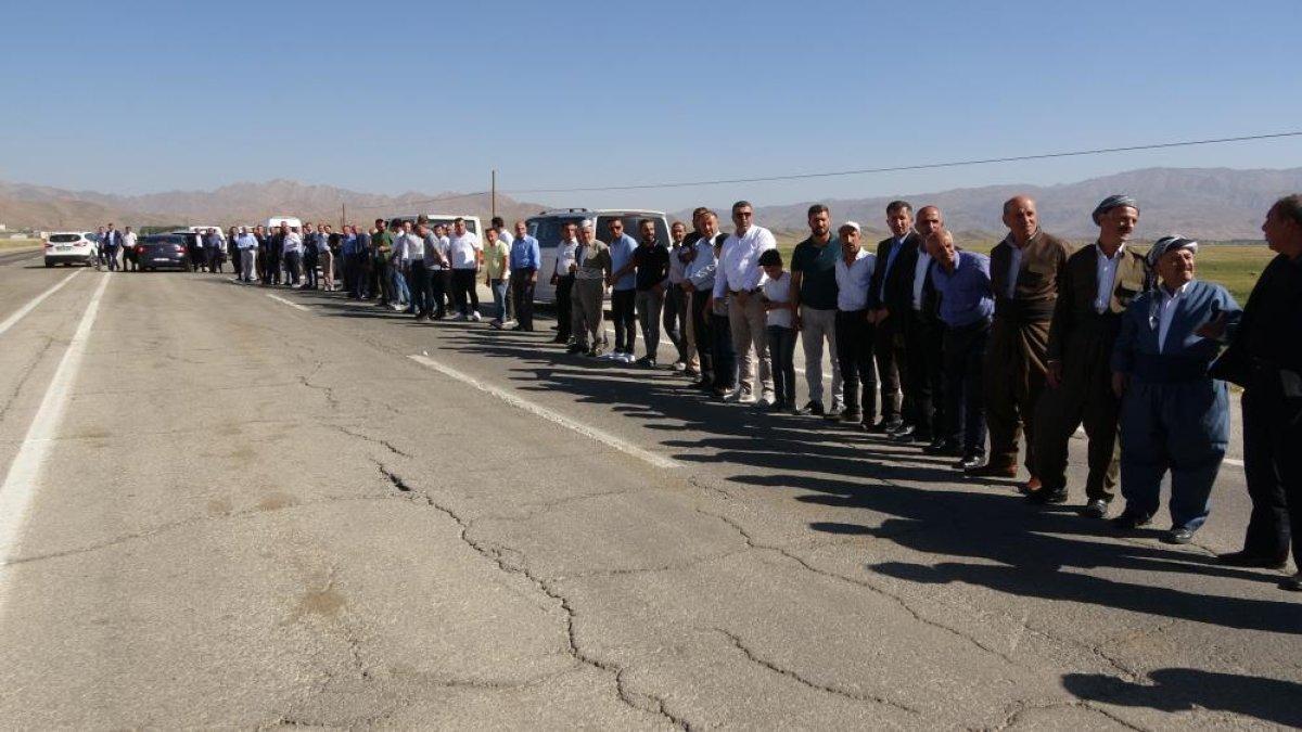 Hakkari'de aşiret liderine coşkulu karşılama