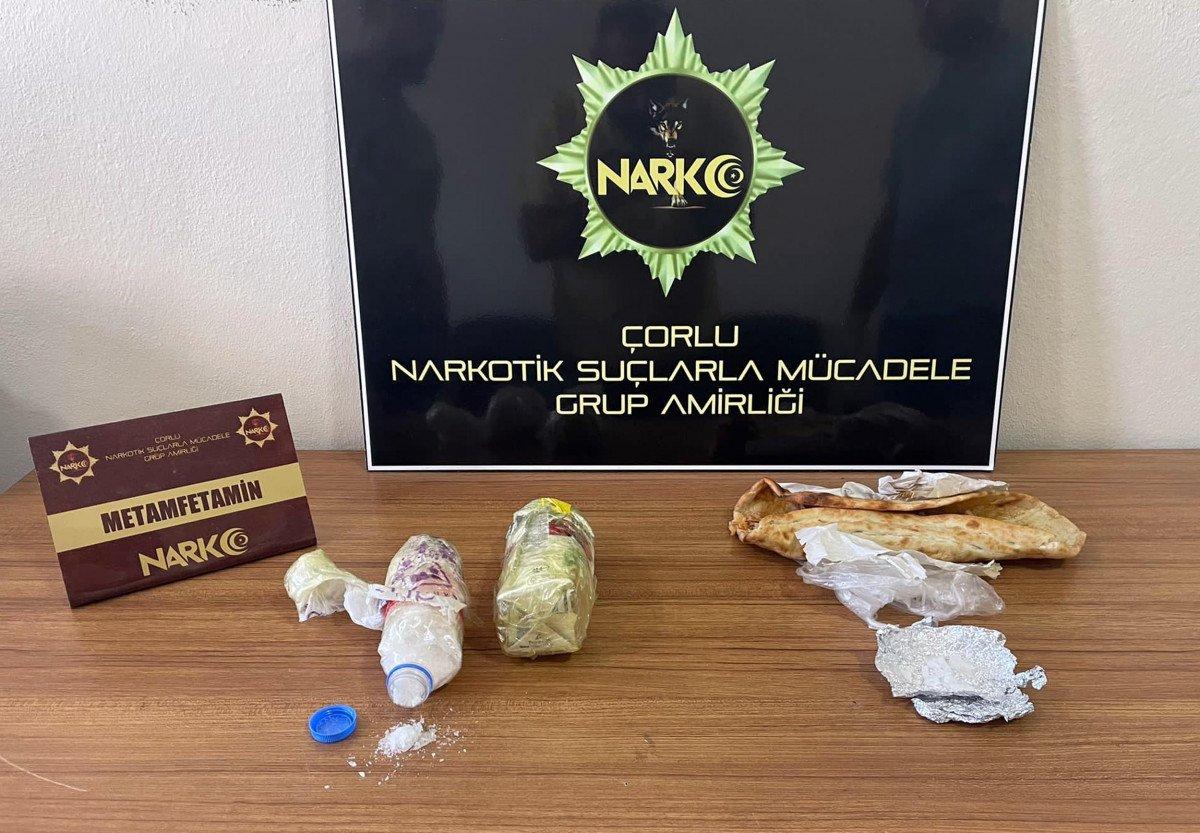 Tekirdağ’da tavuk dönerin içinden uyuşturucu çıktı