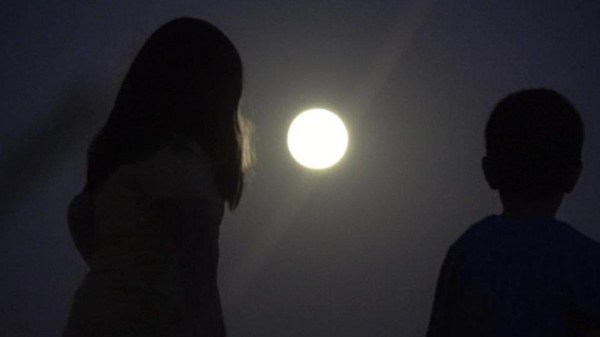 Yüksekova'dan Süper Ay manzaraları