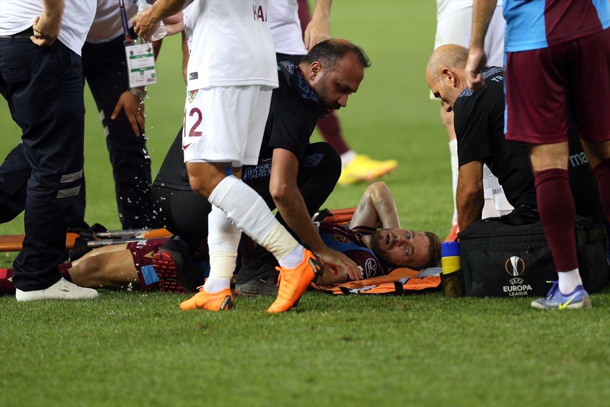 Trabzonspor'dan Edin Visca'nın sakatlığına ilişkin açıklama