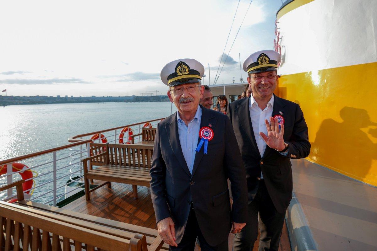 Kemal Kılıçdaroğlu, Paşabahçe Vapuru'nun hizmete alınma törenine katıldı
