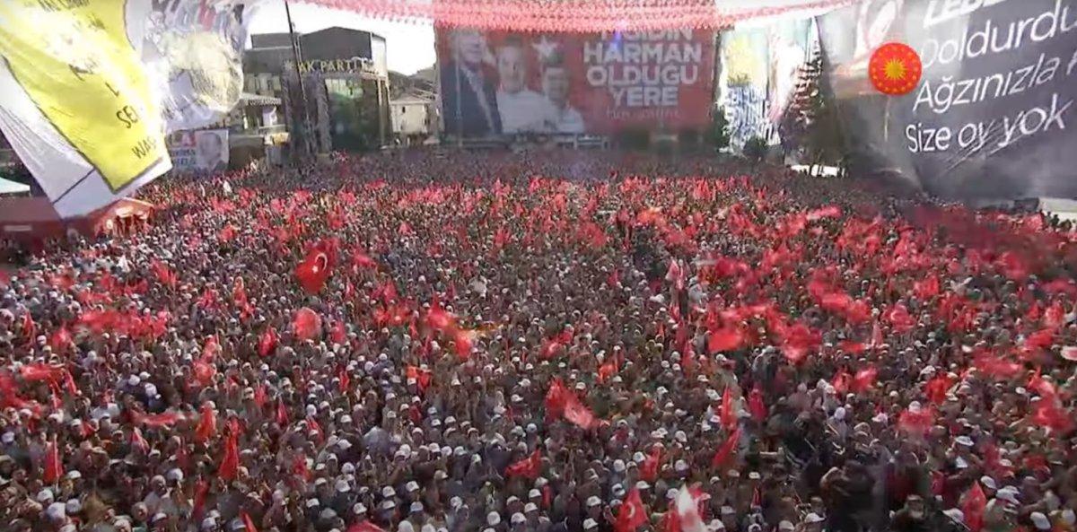 Cumhurbaşkanı Erdoğan'a Çorum'da coşkulu karşılama